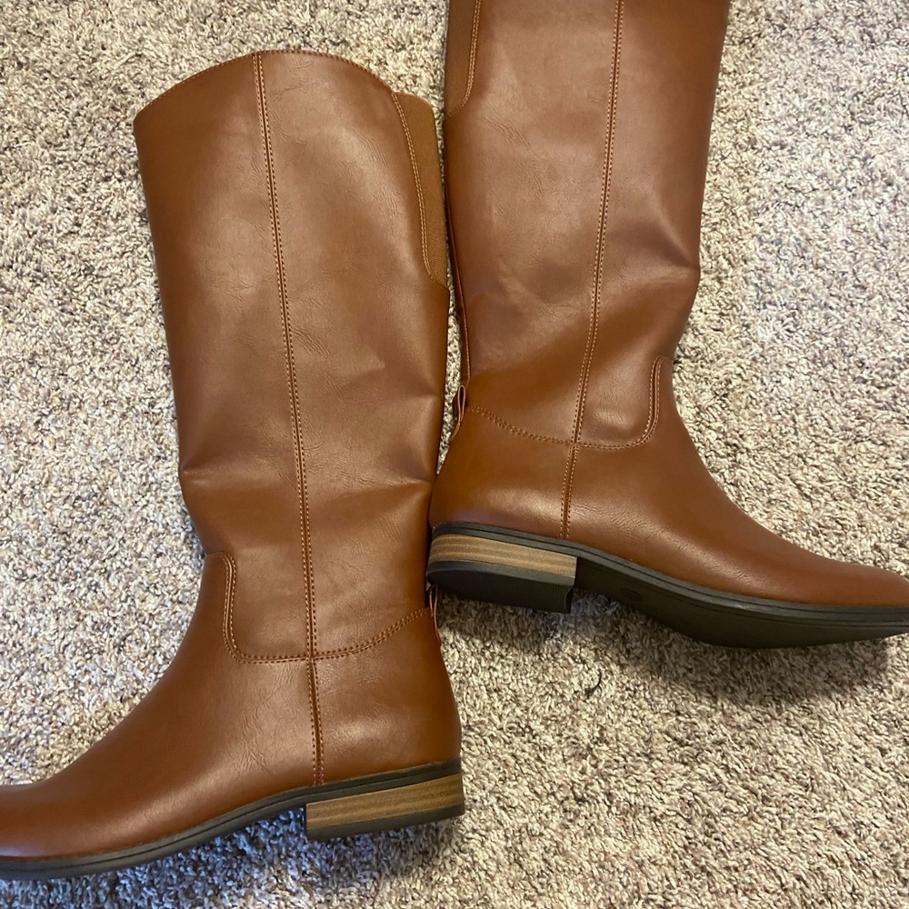 Universal Thread brown/cognac riding boots